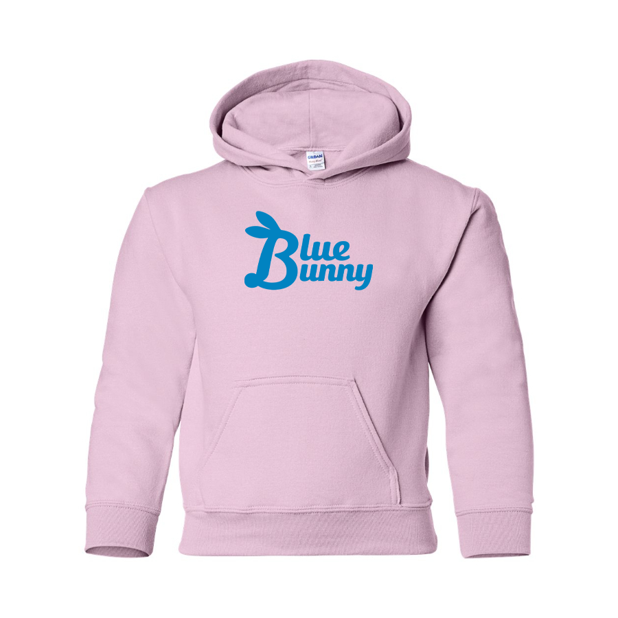 Youth Blue Bunny  Logo Pullover Hoodie