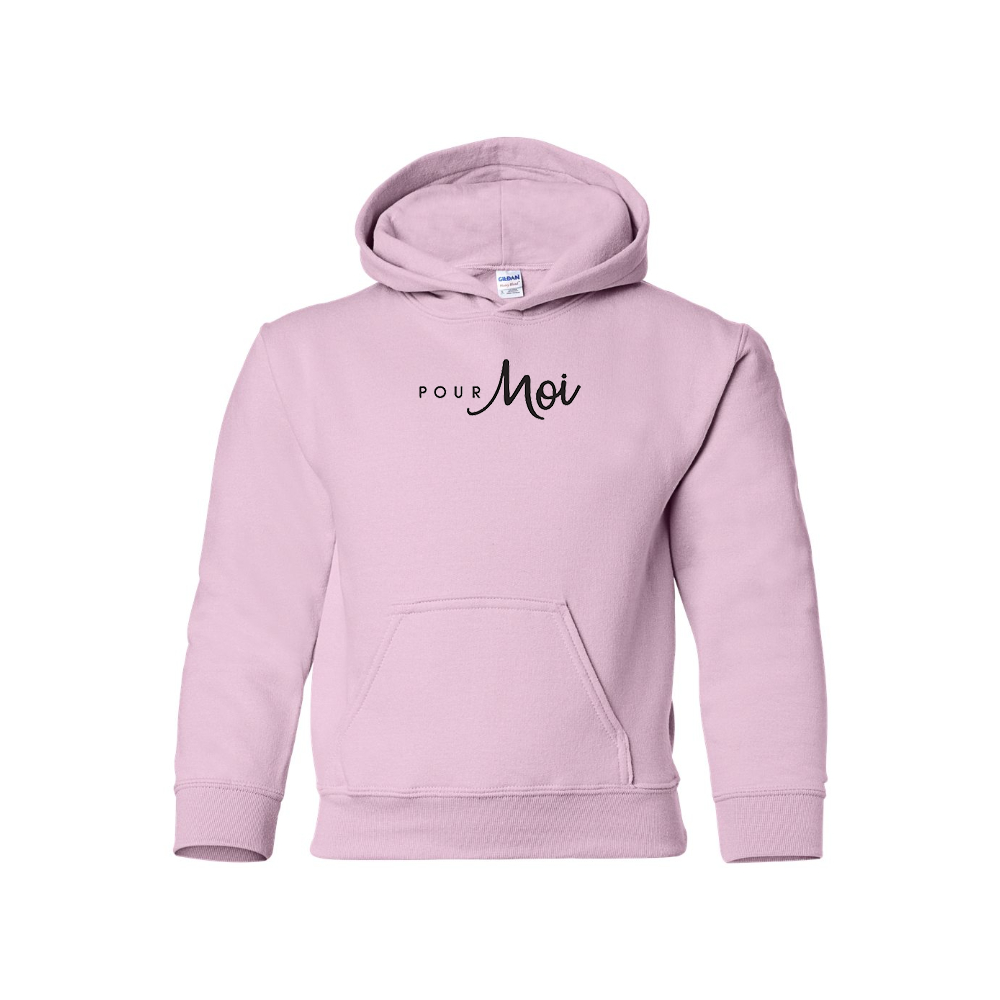 Youth  Pour Moi Logo  Pullover Hoodie