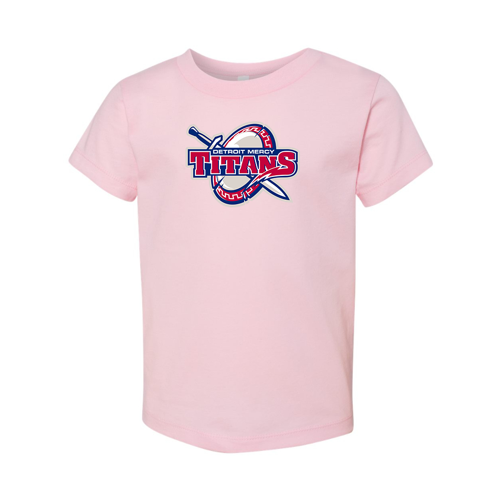 Detroit Titans  BELLA  CANVAS Toddler Jersey Tee