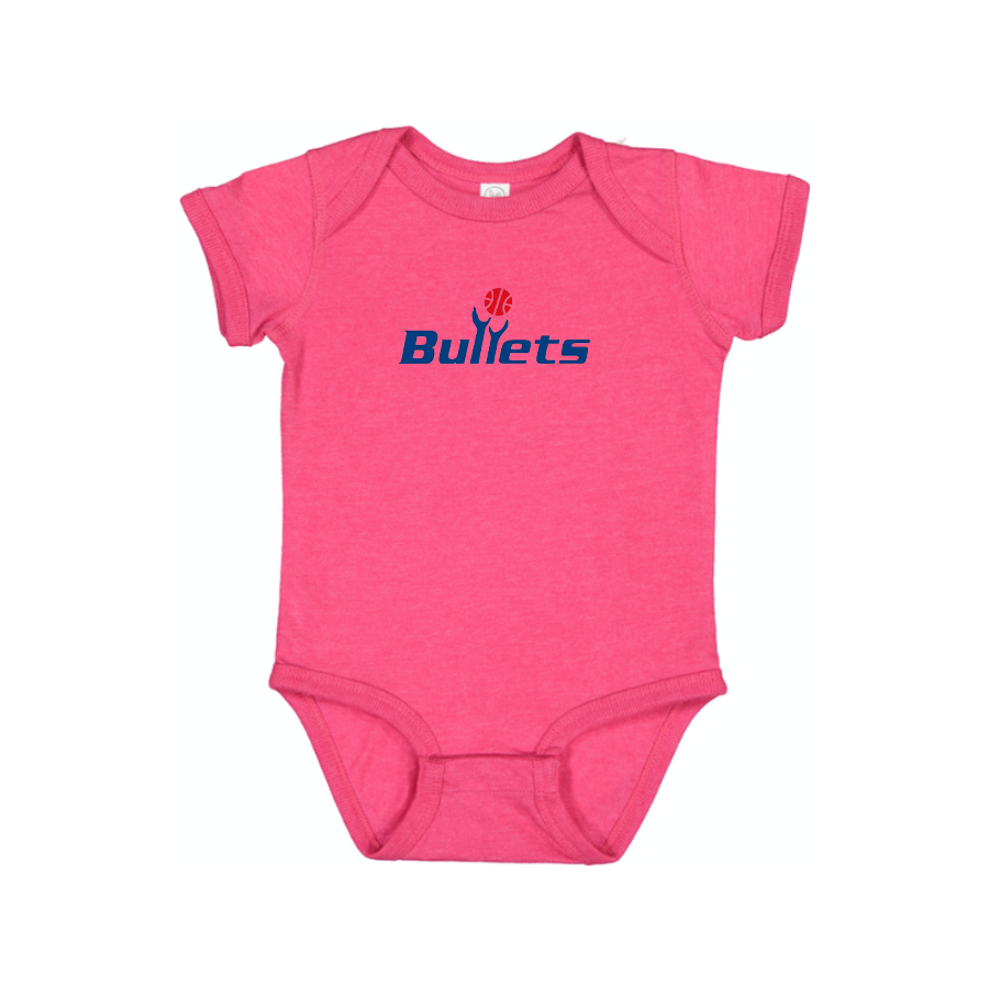 Baltimore Bullets  Logo Baby Onesie Romper