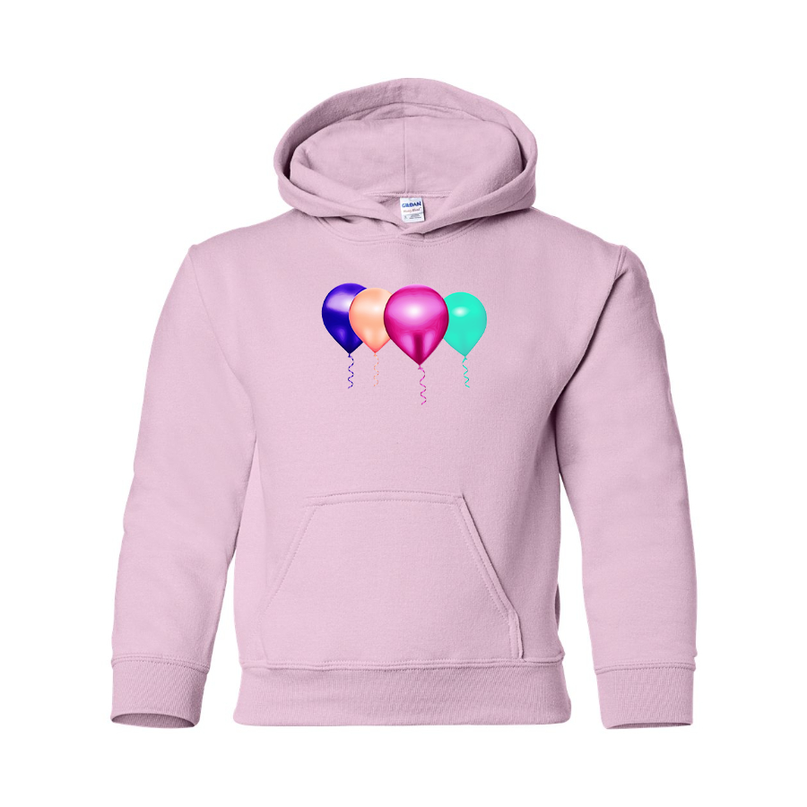 Youth Balloon-Emojis Pullover Hoodie