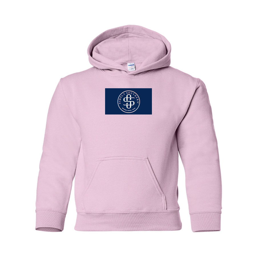 Youth Simply Southern Logo Pullover Hoodie
