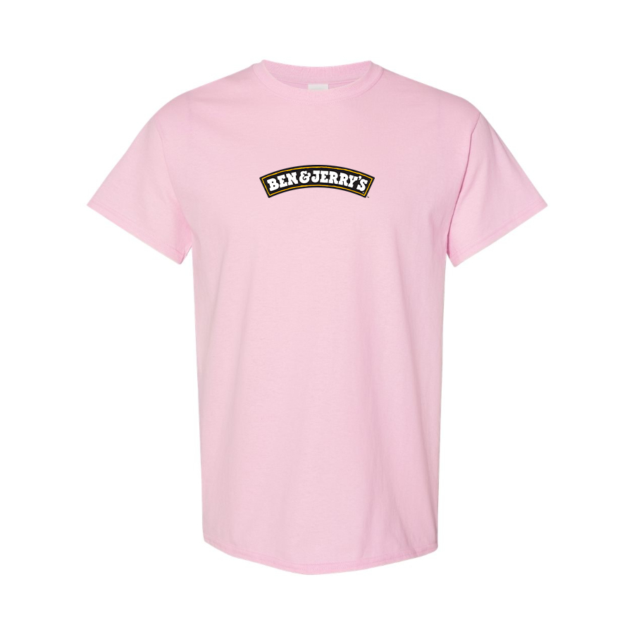 Men's Ben and Jerrys Logo Cotton T-Shirt