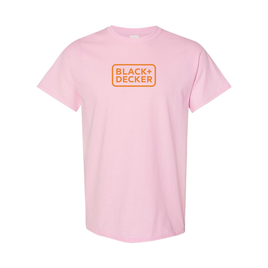 Men's Black Decker Logo Cotton T-Shirt