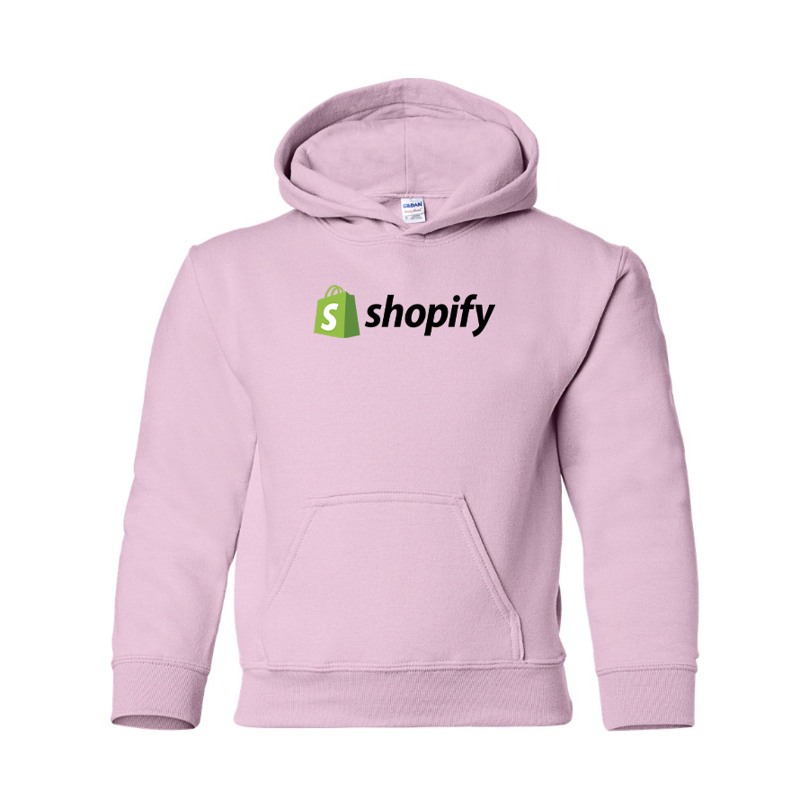 Youth Shopify Logo Pullover Hoodie