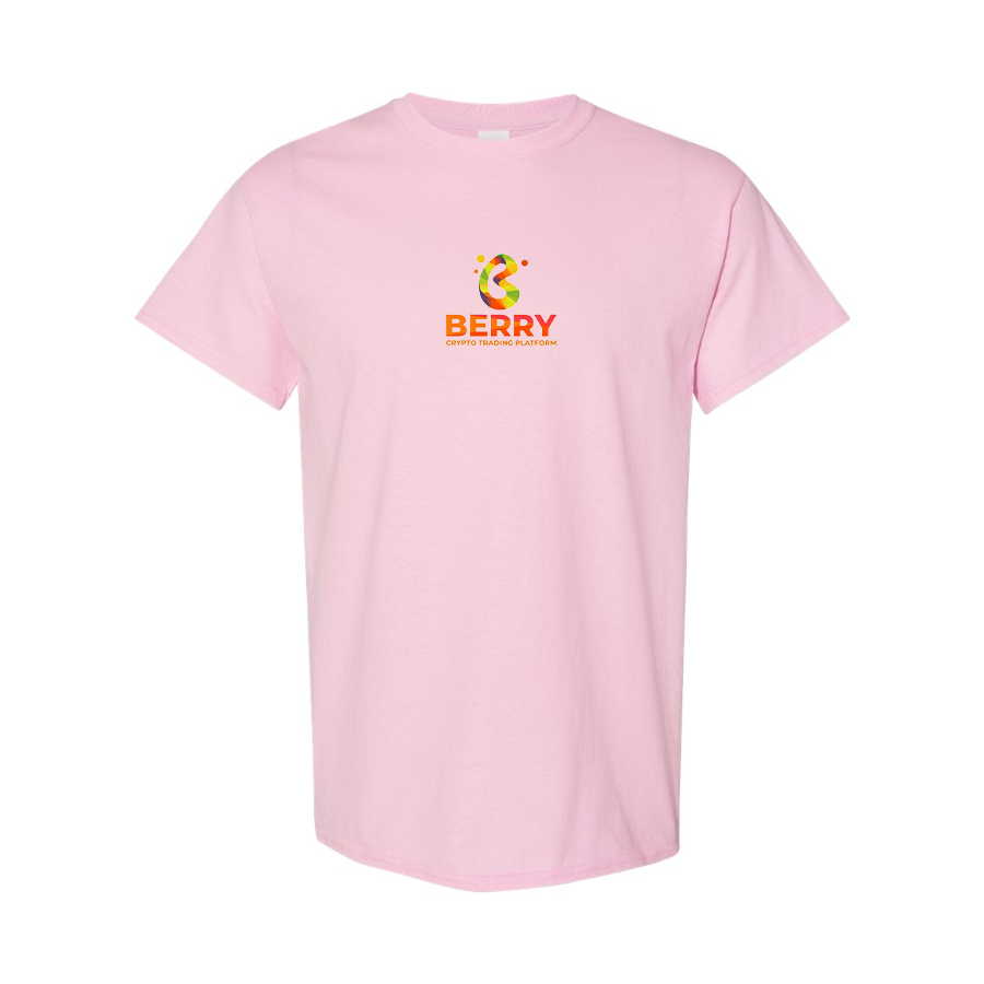 Men's Berry Logo Cotton T-Shirt