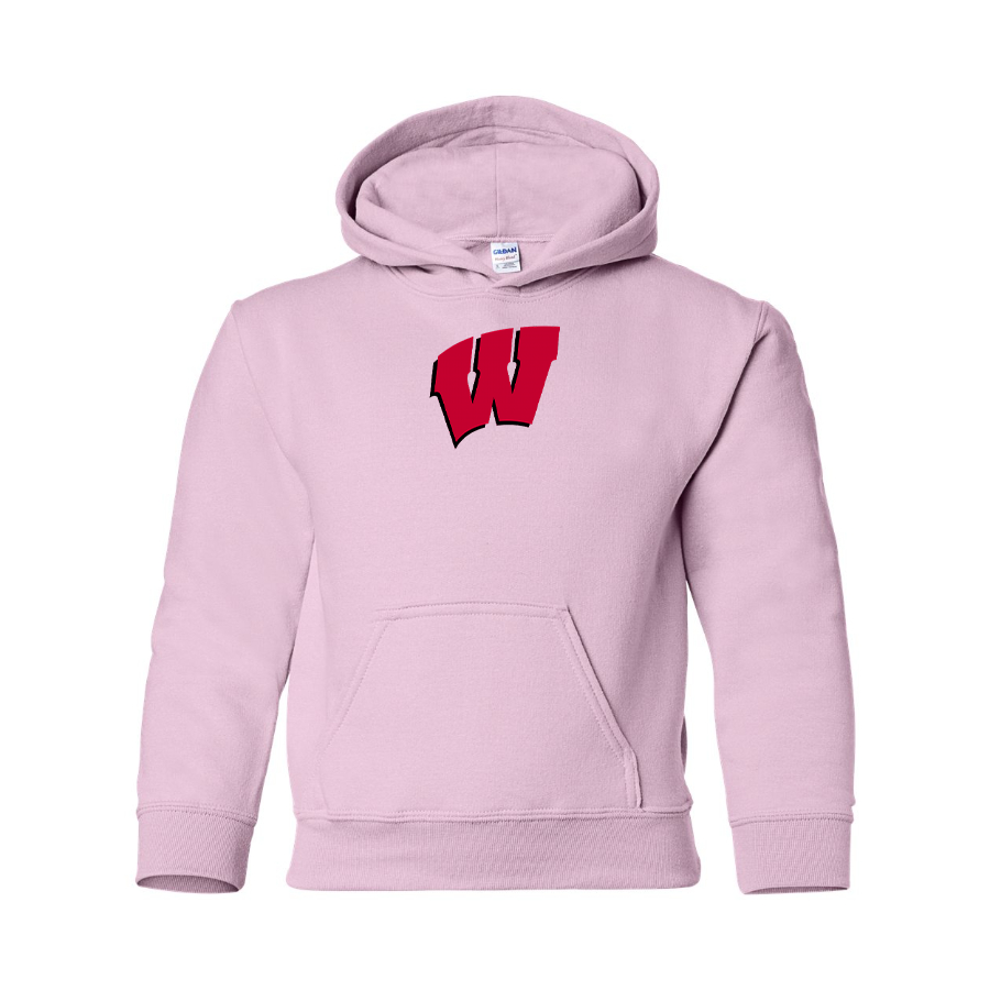 Youth Wisconsin Badgers Pullover Hoodie