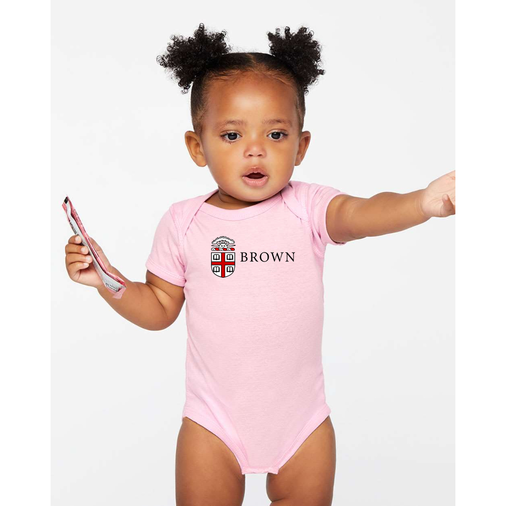 Brown University Rabbit Skins Infant Baby Rib Bodysuit