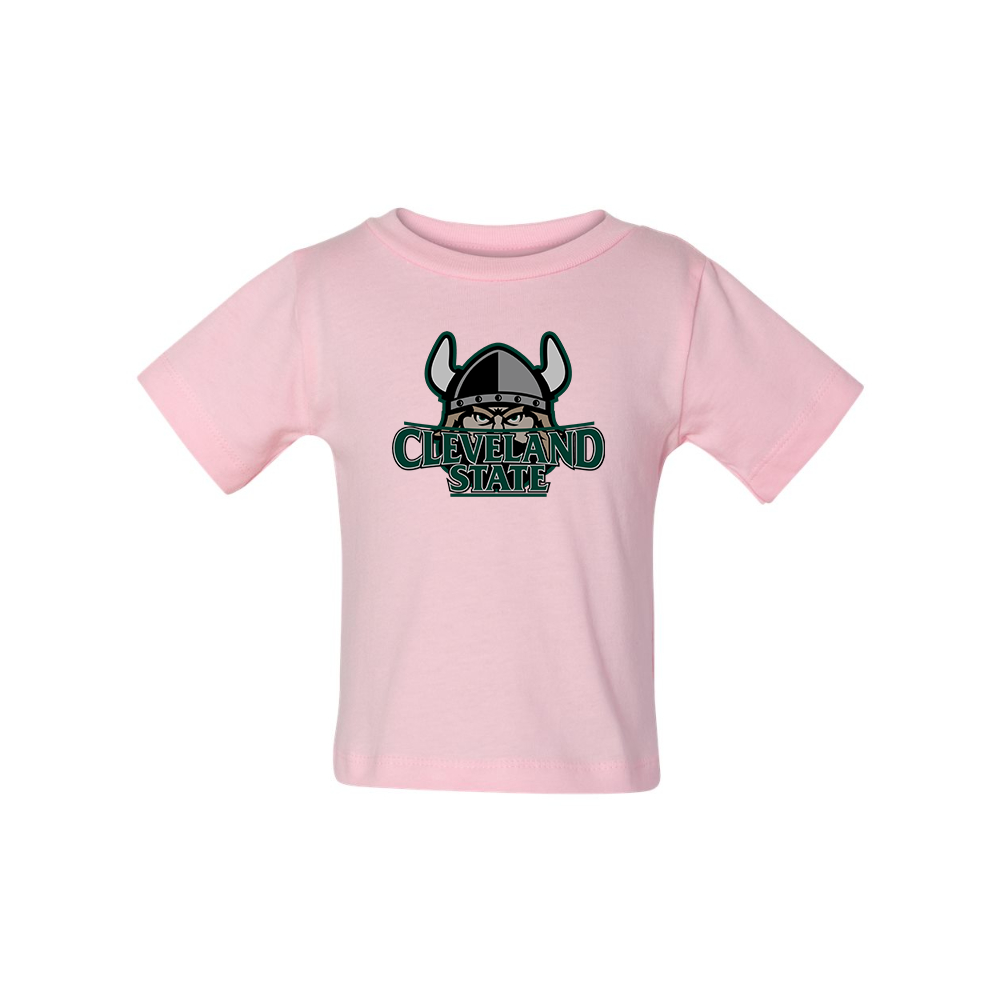 Cleveland State Vikings  BELLA CANVAS Infant Jersey Tee