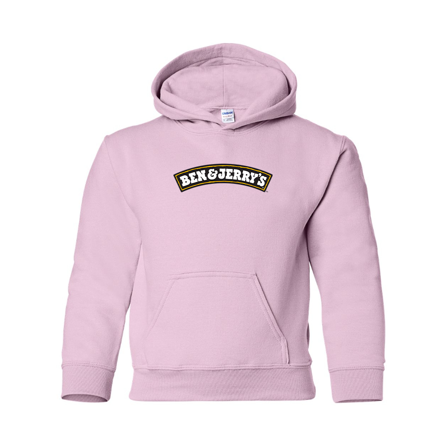 Youth Ben and Jerrys Logo Pullover Hoodie