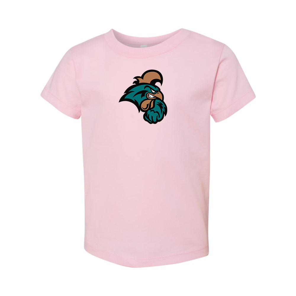 Coastal Carolina Chanticleers BELLA  CANVAS Toddler Jersey Tee