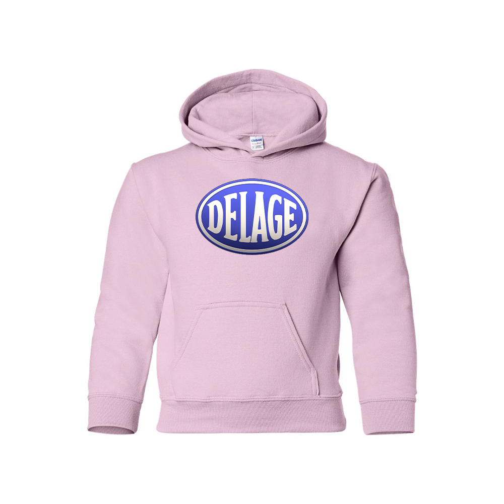 Youth Delage Logo  Pullover Hoodie