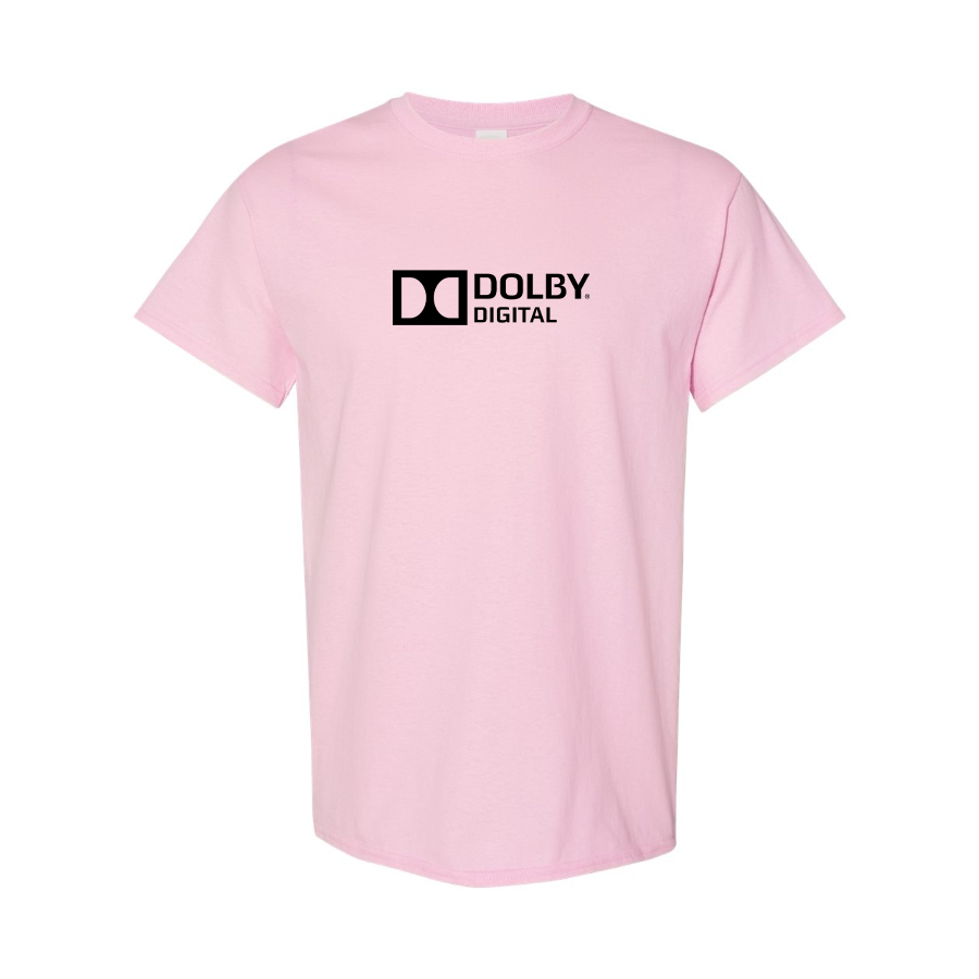 Men's Dolby Digital  Logo Cotton T-Shirt