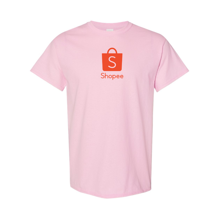 Men's Shopee Logo Cotton T-Shirt