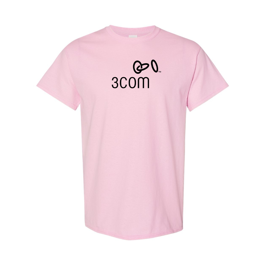 Men's 3Com Logo Cotton T-Shirt