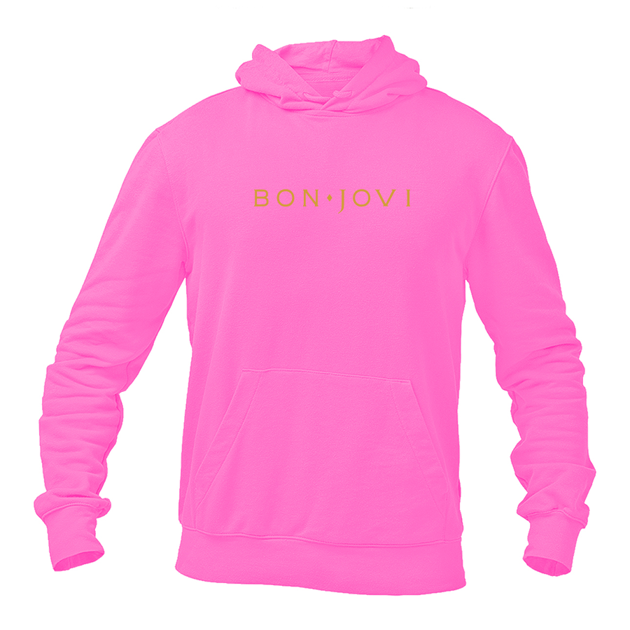 Men's Bon Jovi Logo Pullover Hoodie