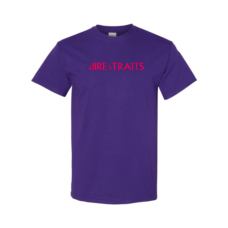 Men's Dire Straits Logo Cotton T-Shirt