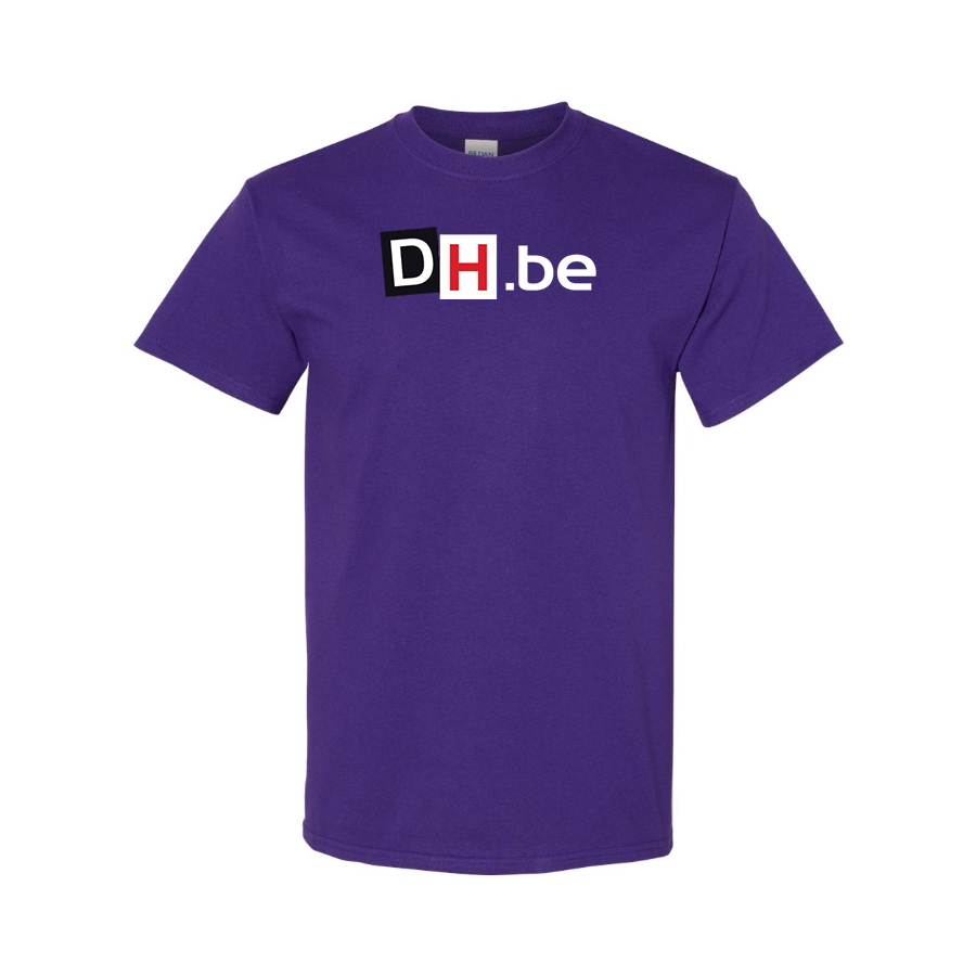 Men's  DH Derniere Heure   Logo  Cotton T-Shirt