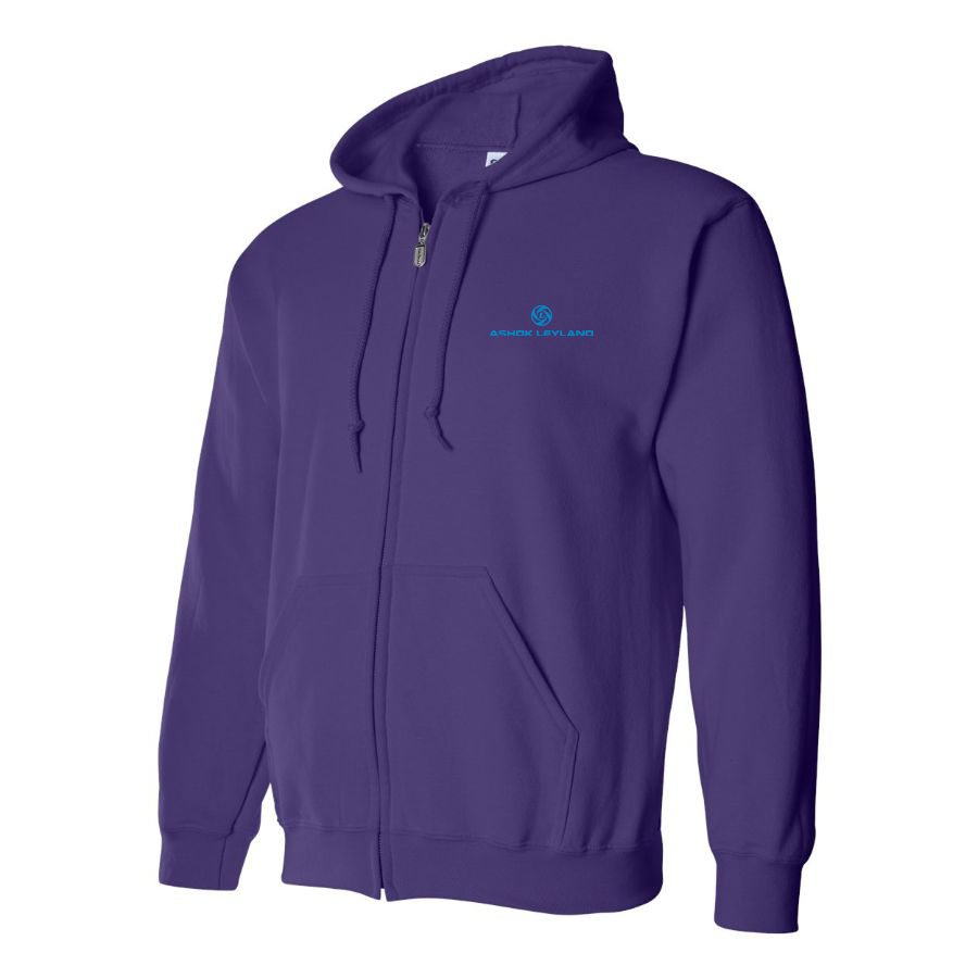 Men's Ashok Leyland Logo Zipper Hoodie