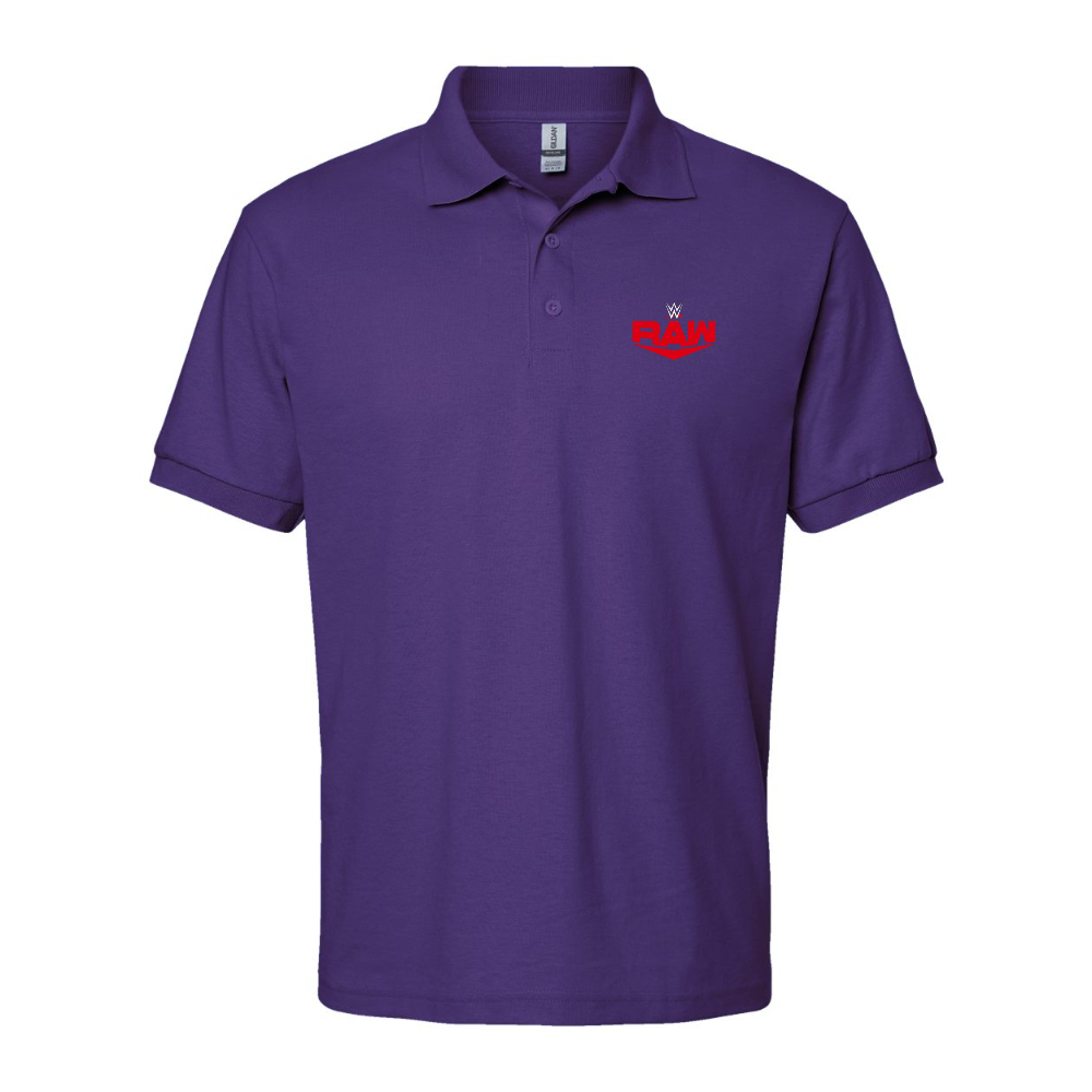 Men's  WWE Raw    Dry Blend Jersey Polo