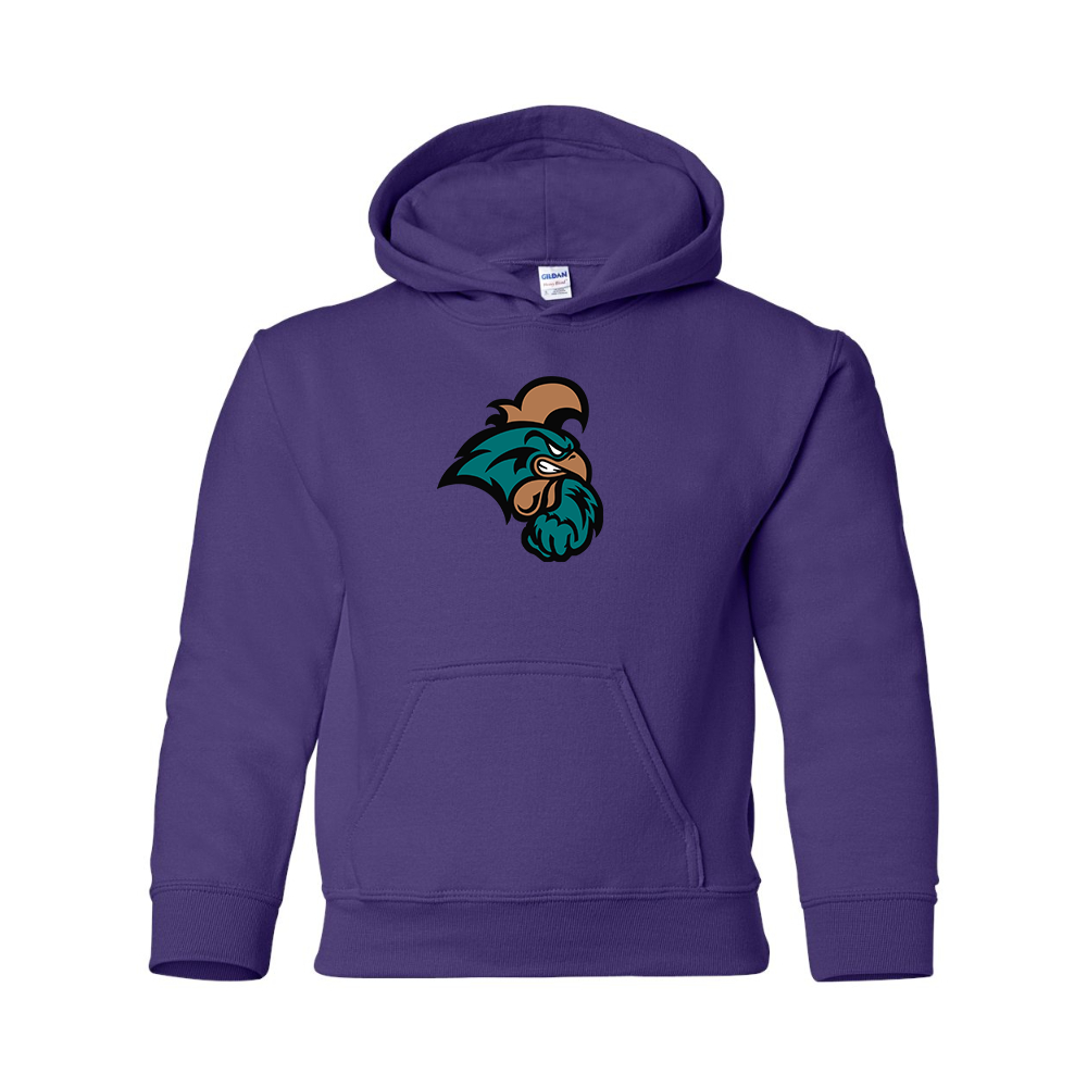 Youth  Coastal Carolina Chanticleers Gildan Heavy Blend  Hooded Sweatshirt