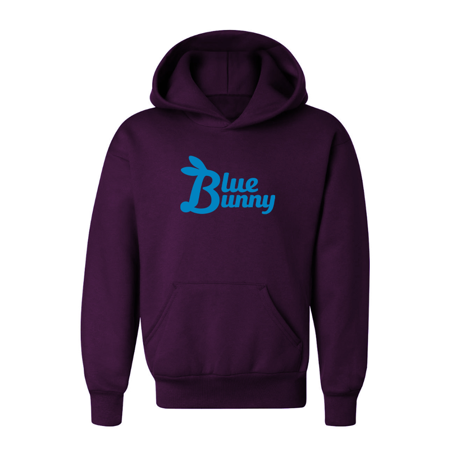 Youth Blue Bunny  Logo Pullover Hoodie