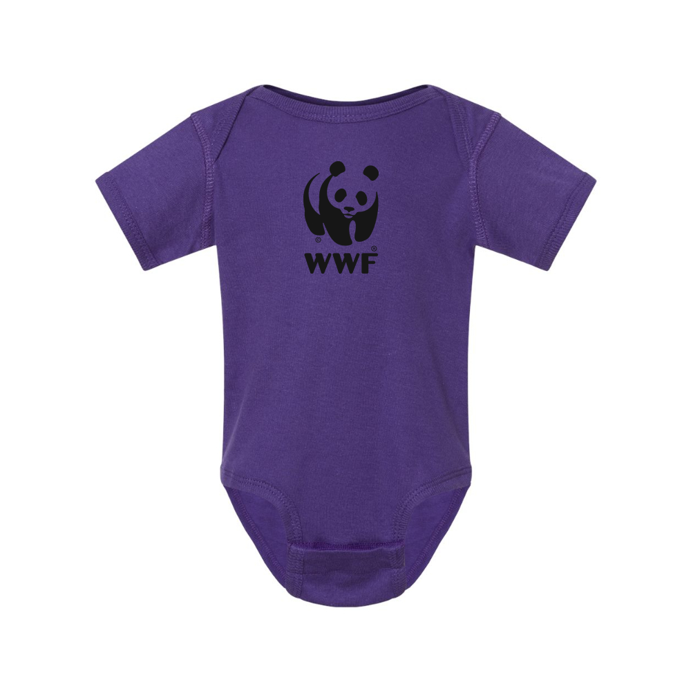 WWF  Rabbit Skins Infant Baby Rib Bodysuit