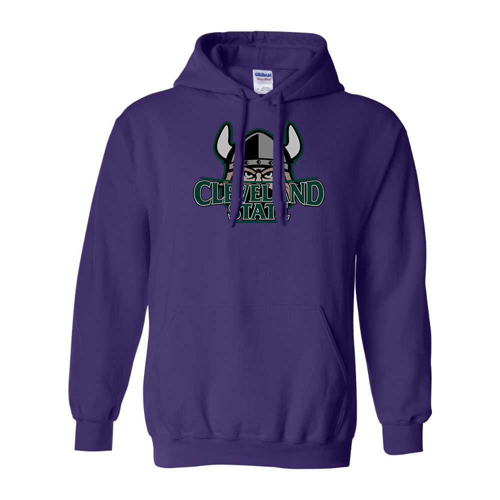 Men's Cleveland State Vikings  Gildan  Heavy Blend Hooded Sweatshirt
