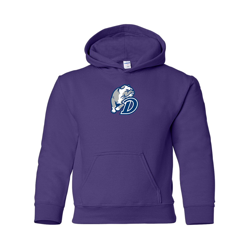 Youth Drake Bulldogs  Gildan Heavy Blend  Hooded Sweatshirt