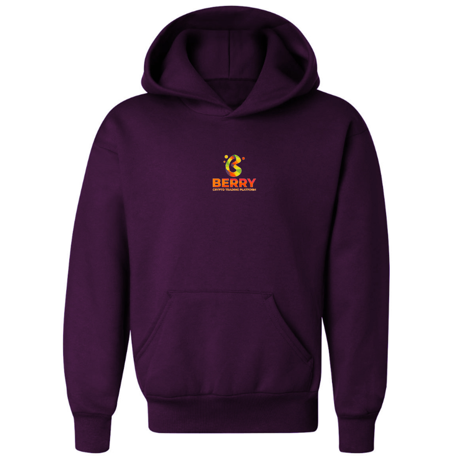 Youth Berry  Logo Pullover Hoodie