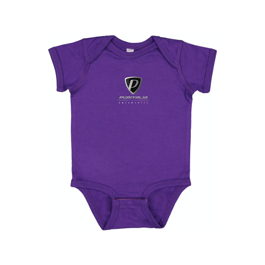 Puritalia Automobili Logo Baby Onesie Romper