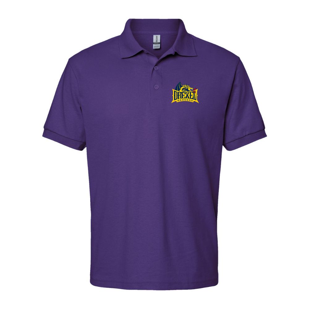 Men's Drexel Dragons Dry Blend Jersey Polo