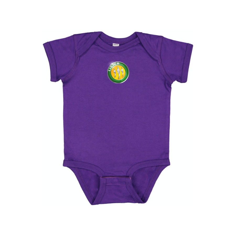Lister Motor Company Logo Baby Onesie Romper