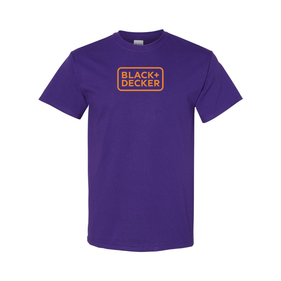 Men's Black Decker Logo Cotton T-Shirt