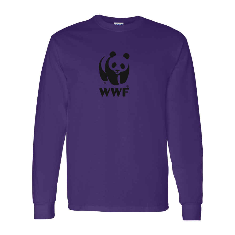 Men's  WWF  Gildan Heavy Cotton Long Sleeve T-Shirt