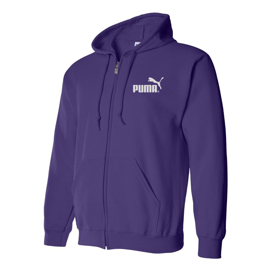 Men's Puma Logo Zipper Hoodie