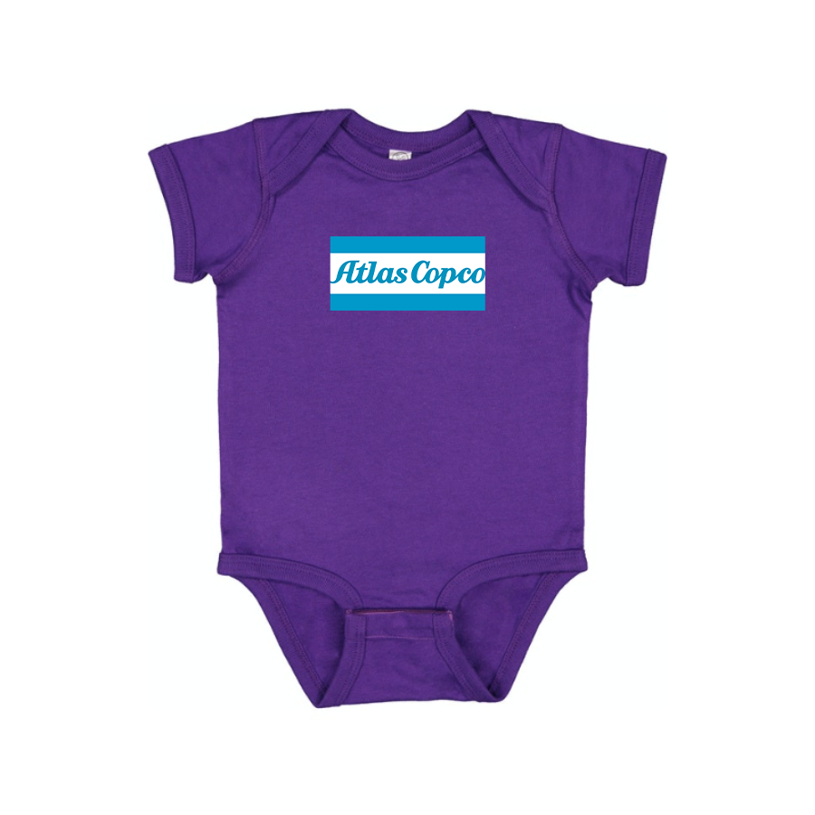 Atlas Copco Logo Baby Onesie Romper