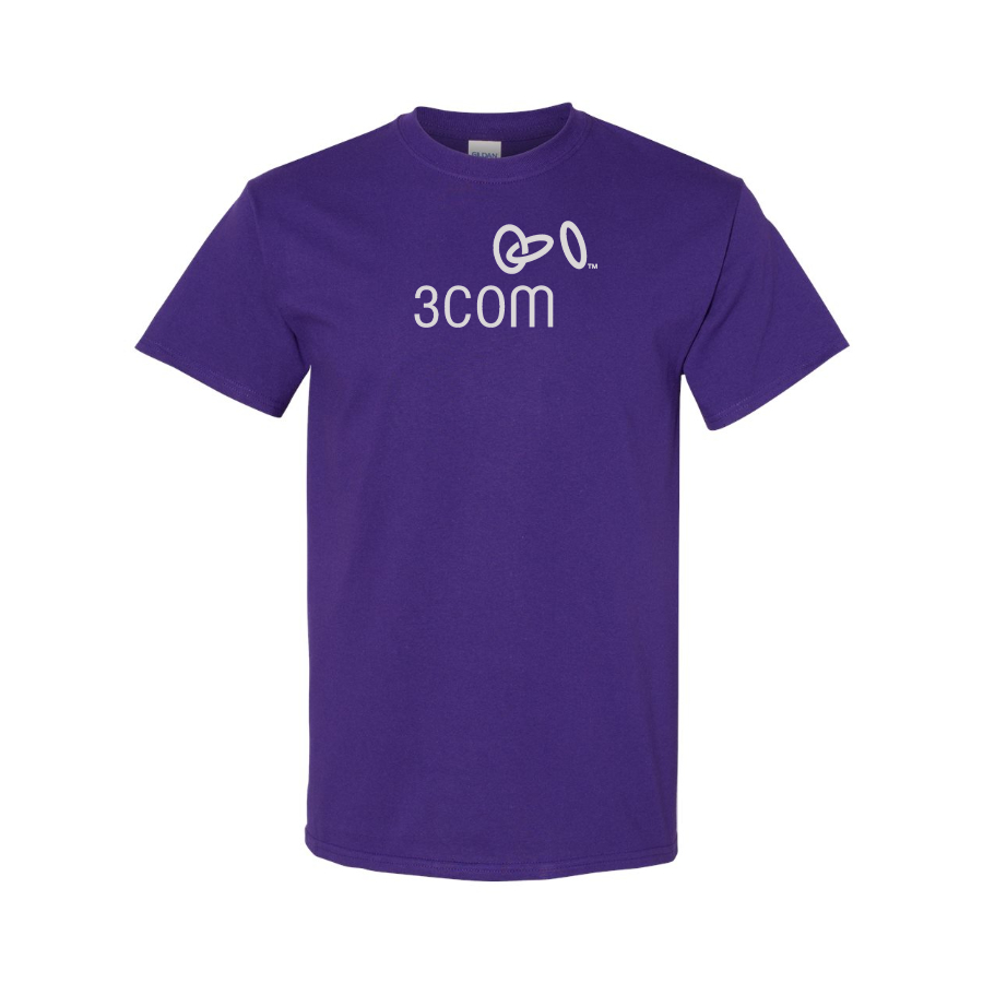 Men's 3Com Logo Cotton T-Shirt