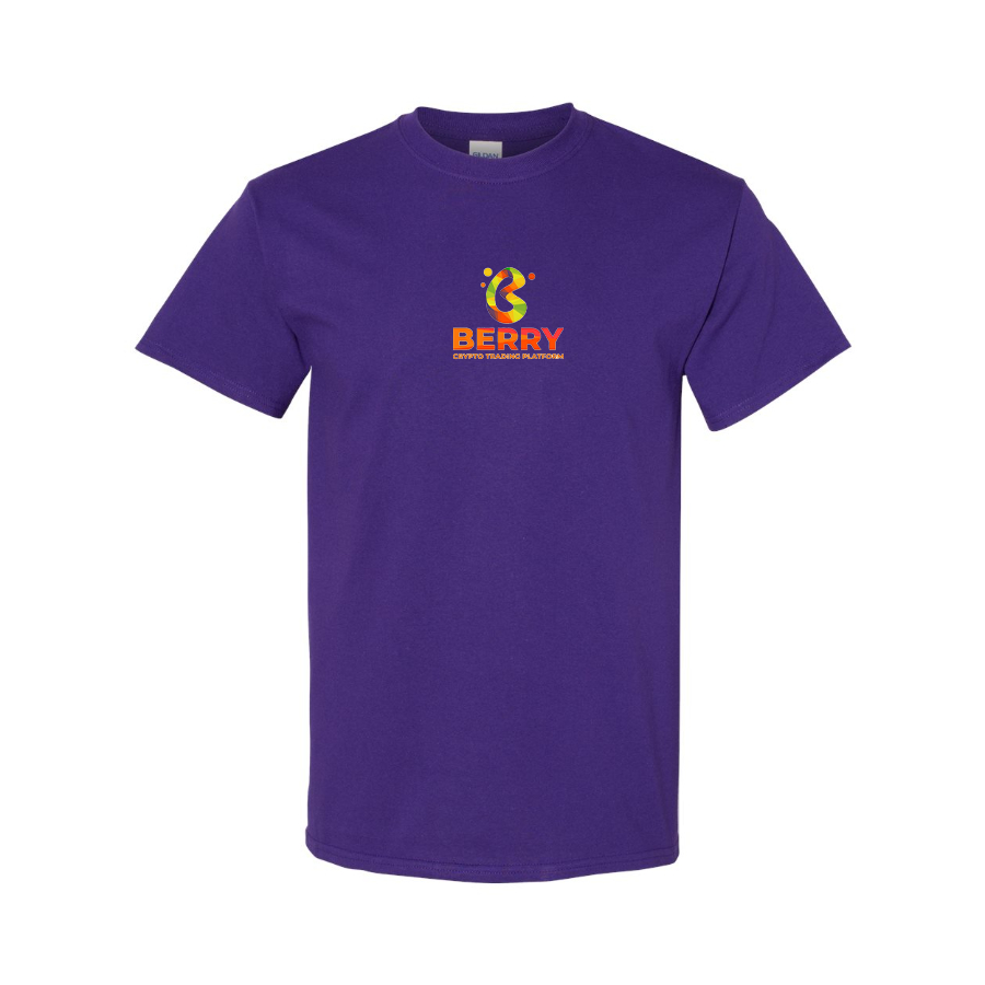 Men's Berry Logo Cotton T-Shirt