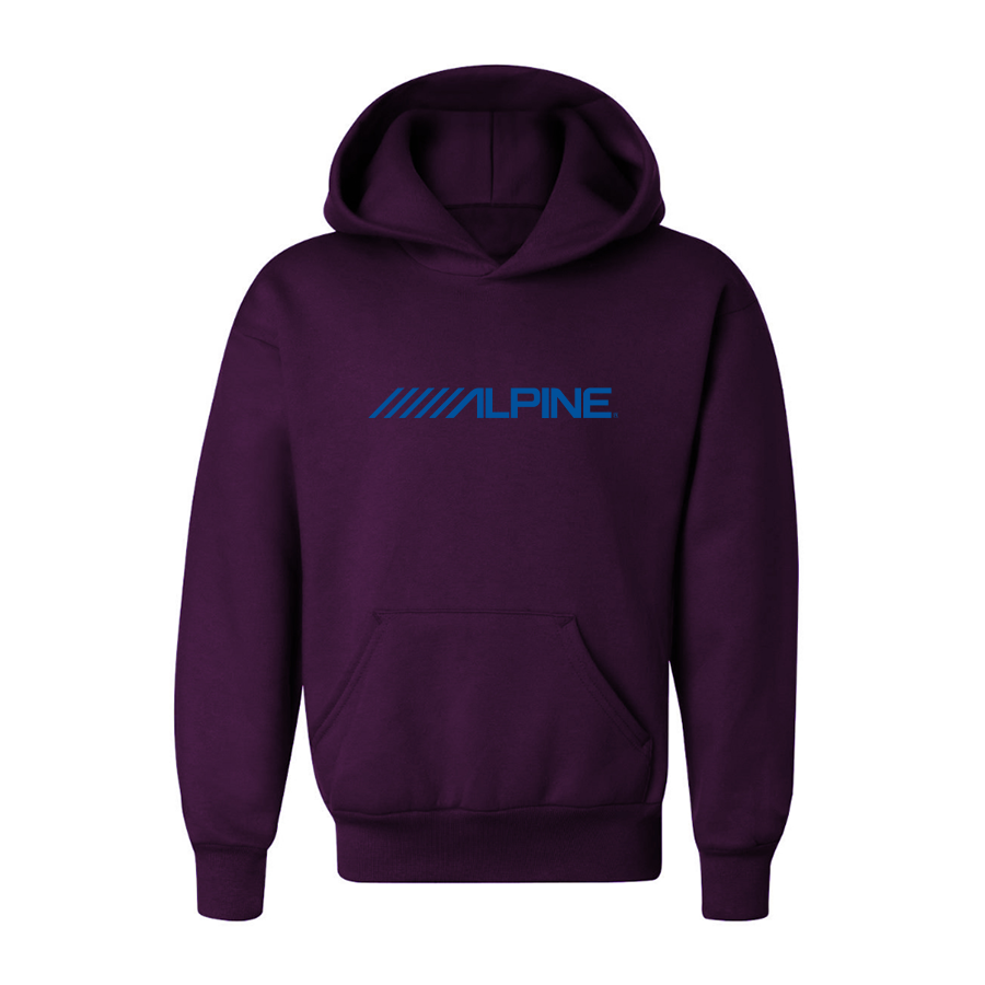 Youth Alpine Logo  Pullover Hoodie