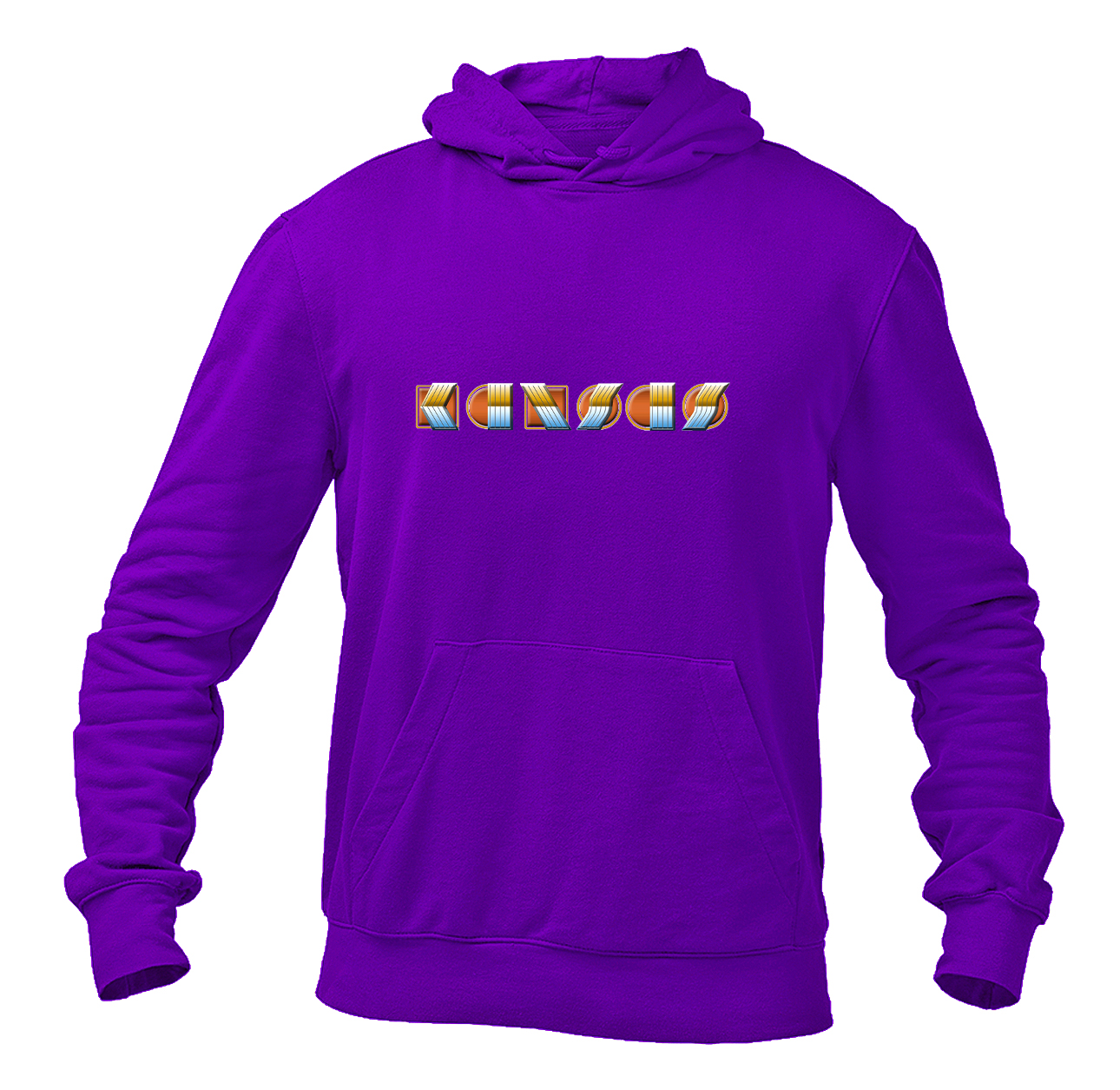 Men's Kansas Heavy Blend Hooded Sweatshirt