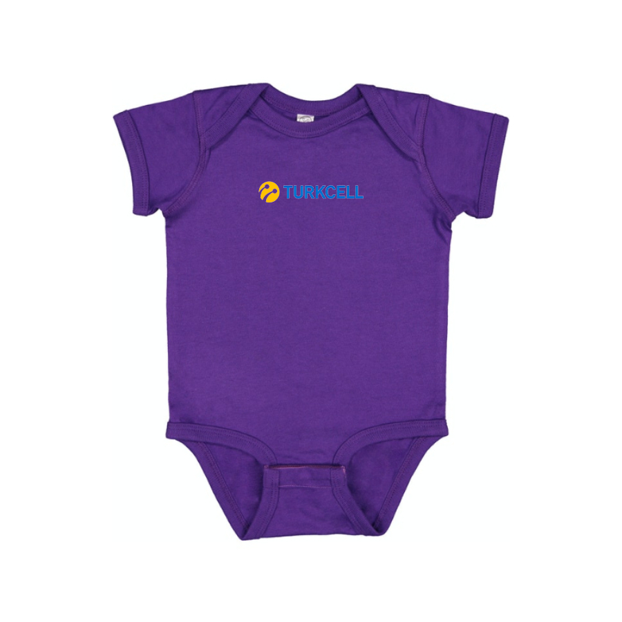 TurkCell Logo Baby Onesie Romper