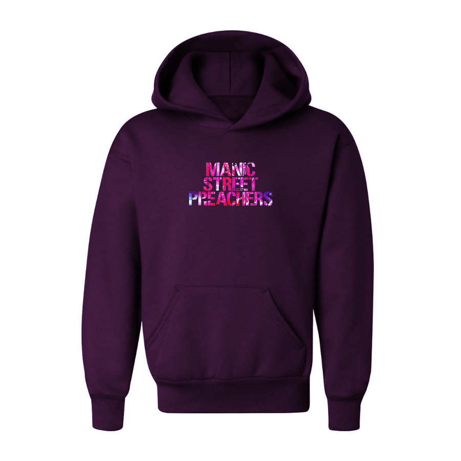 Youth Manic Street Preachers Logo  Pullover Hoodie