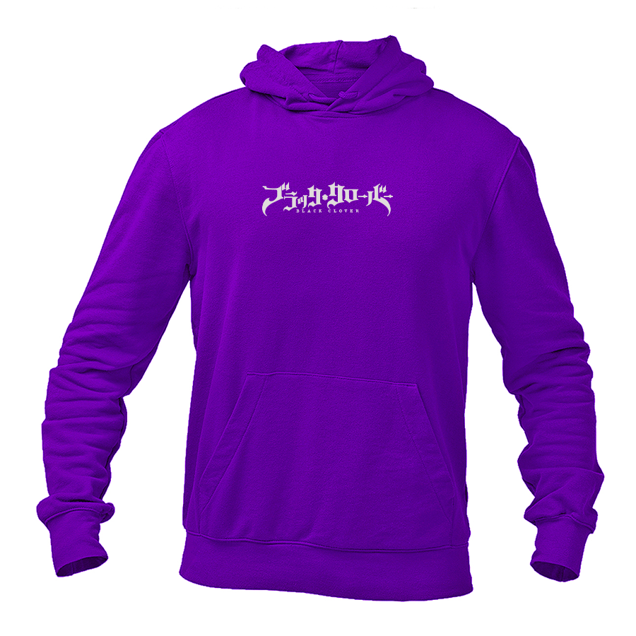 Men's Black Clover  Logo Pullover Hoodie