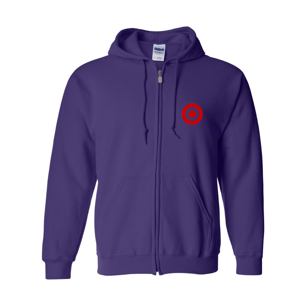 Men's Target Gildan  Heavy Blend Full Zip Hooded Sweatshirt