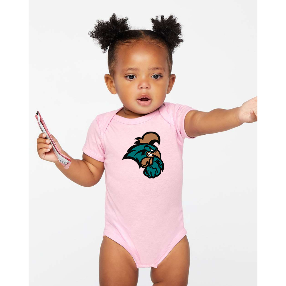 Coastal Carolina Chanticleers Rabbit Skins Infant Baby Rib Bodysuit