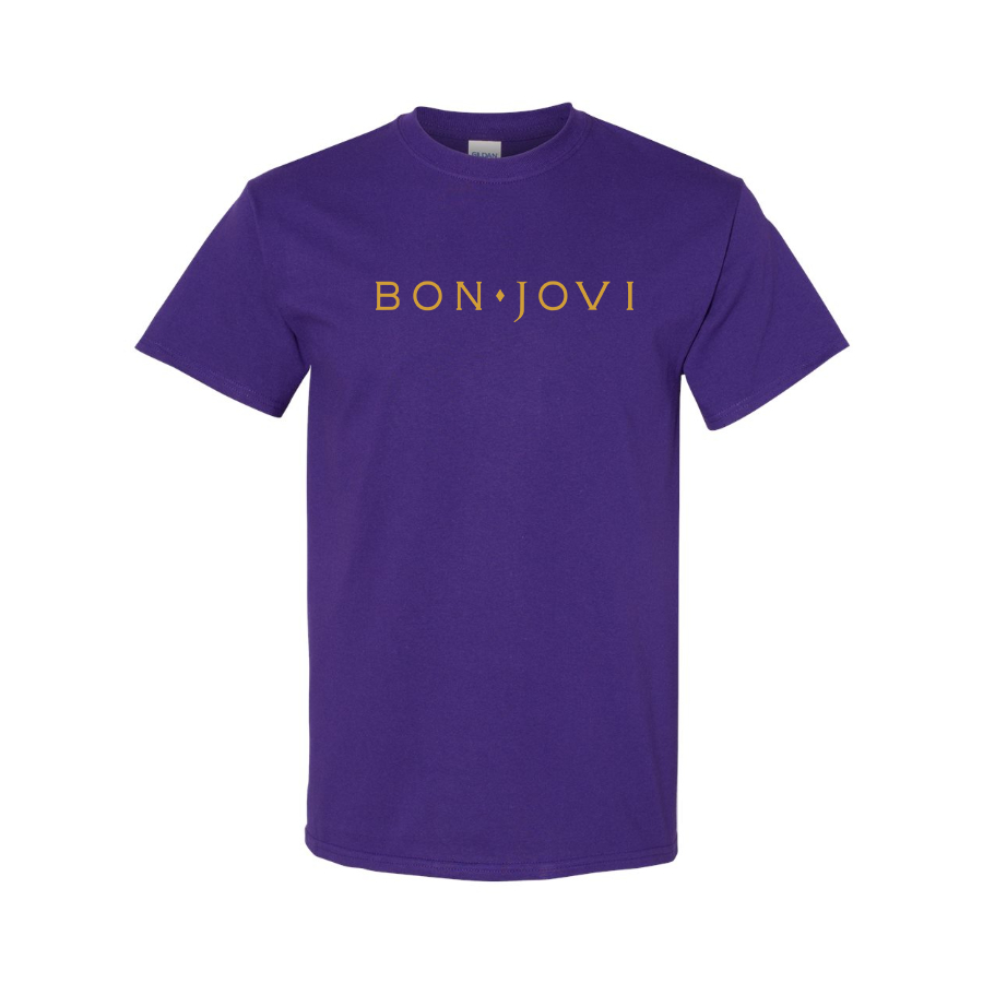 Men's Bon Jovi Logo Cotton T-Shirt