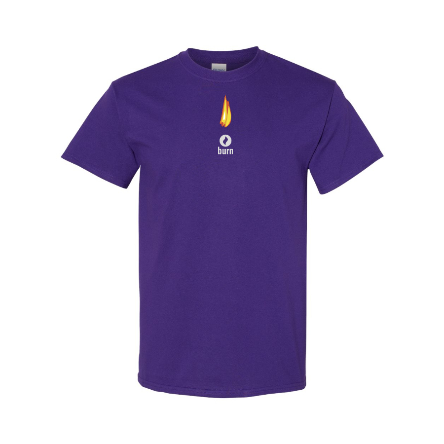 Men's Burn Logo Cotton T-Shirt