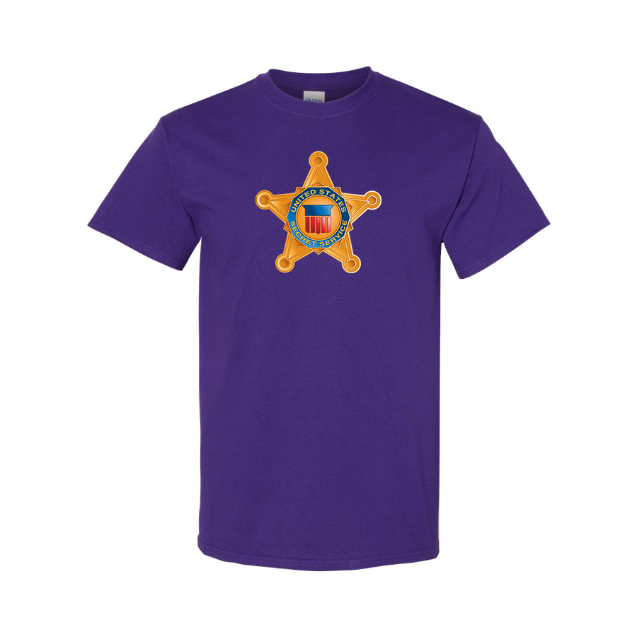 Men's Secret Service Star Logo Cotton T-Shirt
