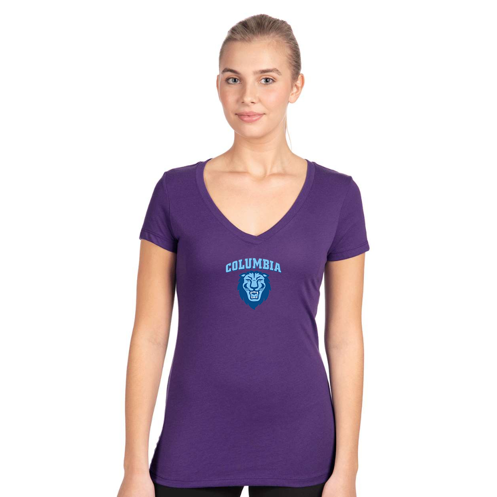 Women's  Columbia Lions Next Level V-Neck T-Shirt